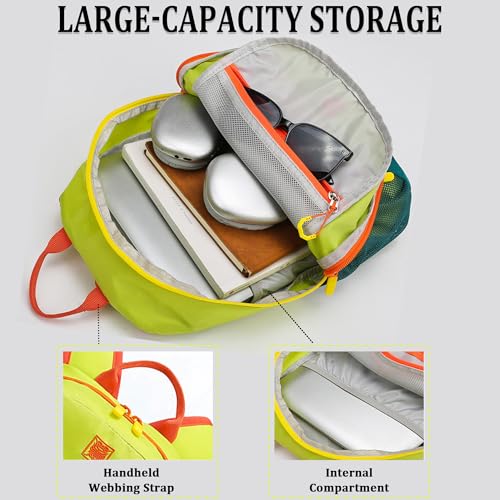 Mochila Deportiva Ligera para Senderismo 15L Verde Claro miniatura 4
