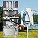 LXPINGMM Upgraded 5000W Wind Vertical Axis Turbine Generator 12V 24V 48V 220V with MPPT Controller Wind Turbine Kit,for Home,Business,Industrial Energy Supply 12V