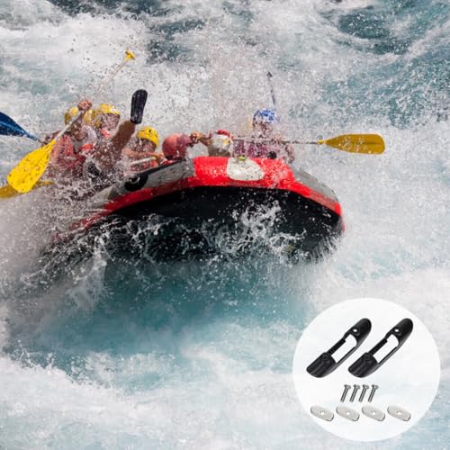 Clips resistentes para sujetar remos de kayak sin dañar el casco 5