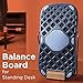 FluidStance Adult Balance Board for Standing Desk - Anti Fatigue USA Made 360 Degree Rocker Wobble Board as Exercise Equipment to Increase Focus & Movement - Sustainable Anti-Slip Plane Standing Board
