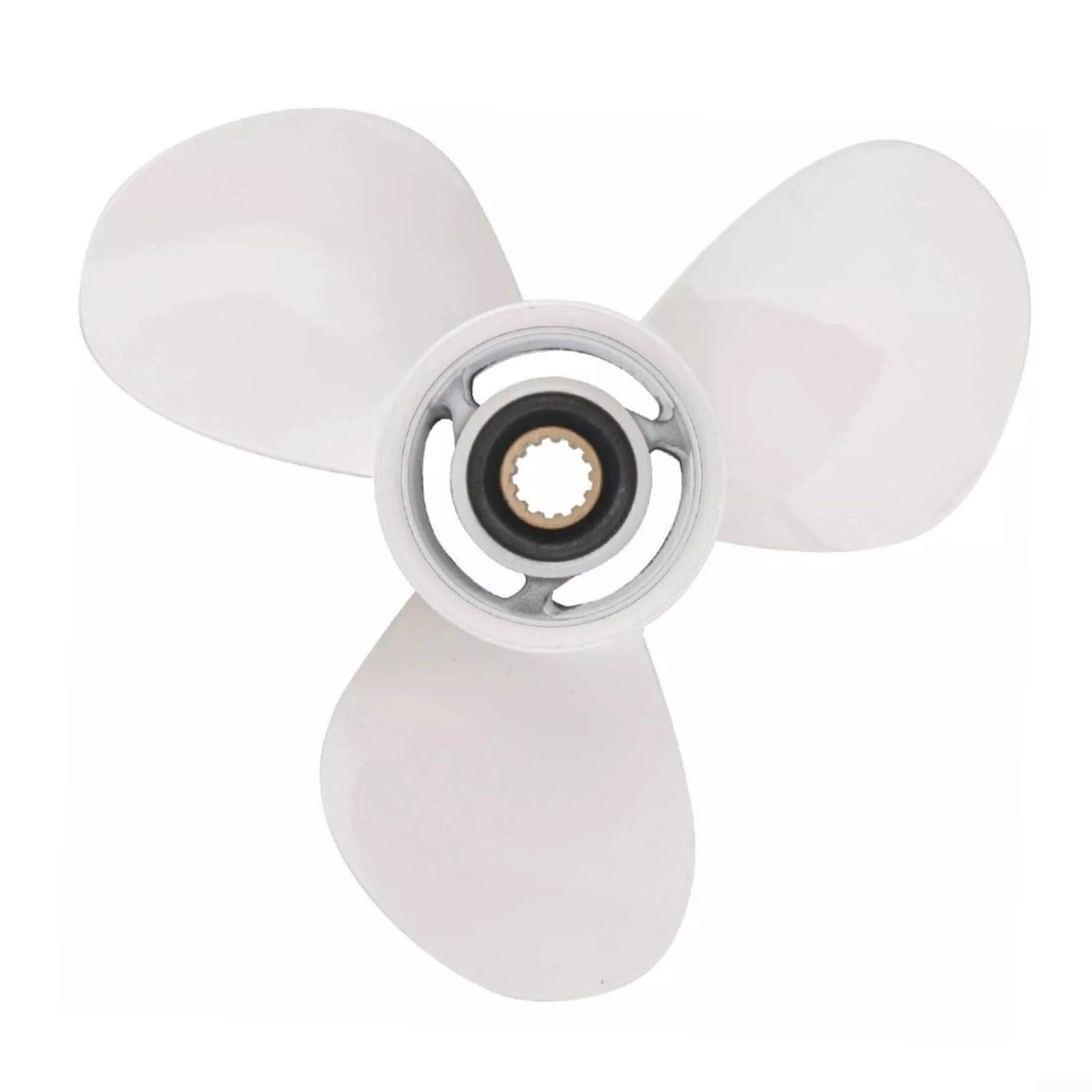13-1/2x15 3-Blatt-Boot-Propeller 15 für Außenborder 50-130HP ersetzt 6E5-45947-00-EL Aluminiumlegierung beständig für Meeresangeln