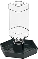EINCORN Automatic Reptile Water Dispenser & Food Feeder Bowl for Turtles, Lizards, Bearded Dragons - Anti-Slip, Easy Clean