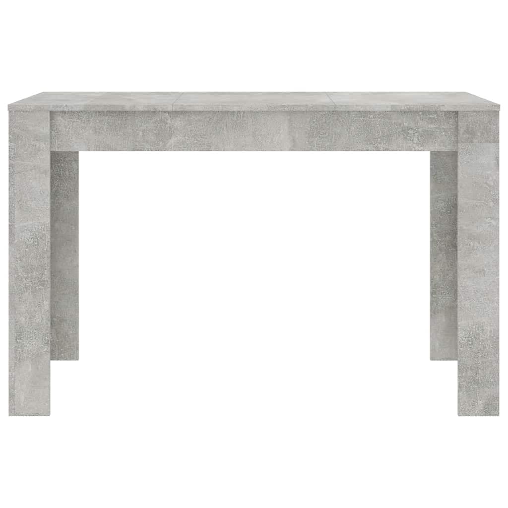 vidaXL Tavolo da Pranzo Elegante Moderno Robusto Resistente Stile Minimalista Liscio Tavola Arredo Salotto Cucina Grigio Cemento in Truciolato