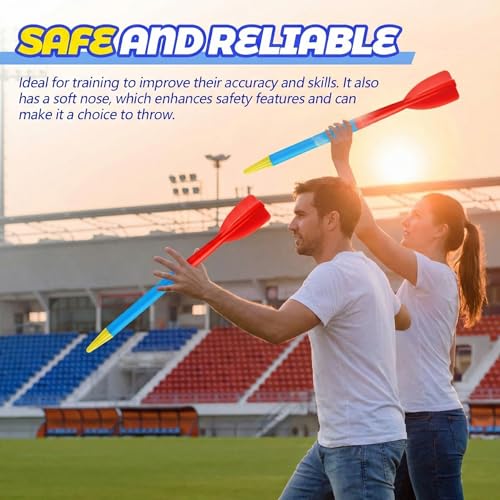 Wettarn 2 Pcs 300 Gram Training Javelins for Kids Beginners, Cute Style - image 6