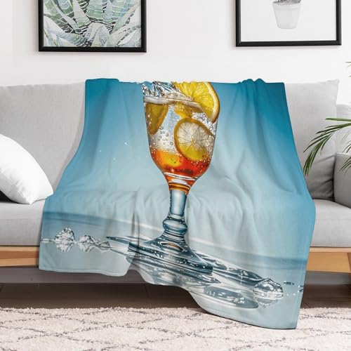 Couverture en molleton super douce couleur vin sur glace de haute qualité - 6