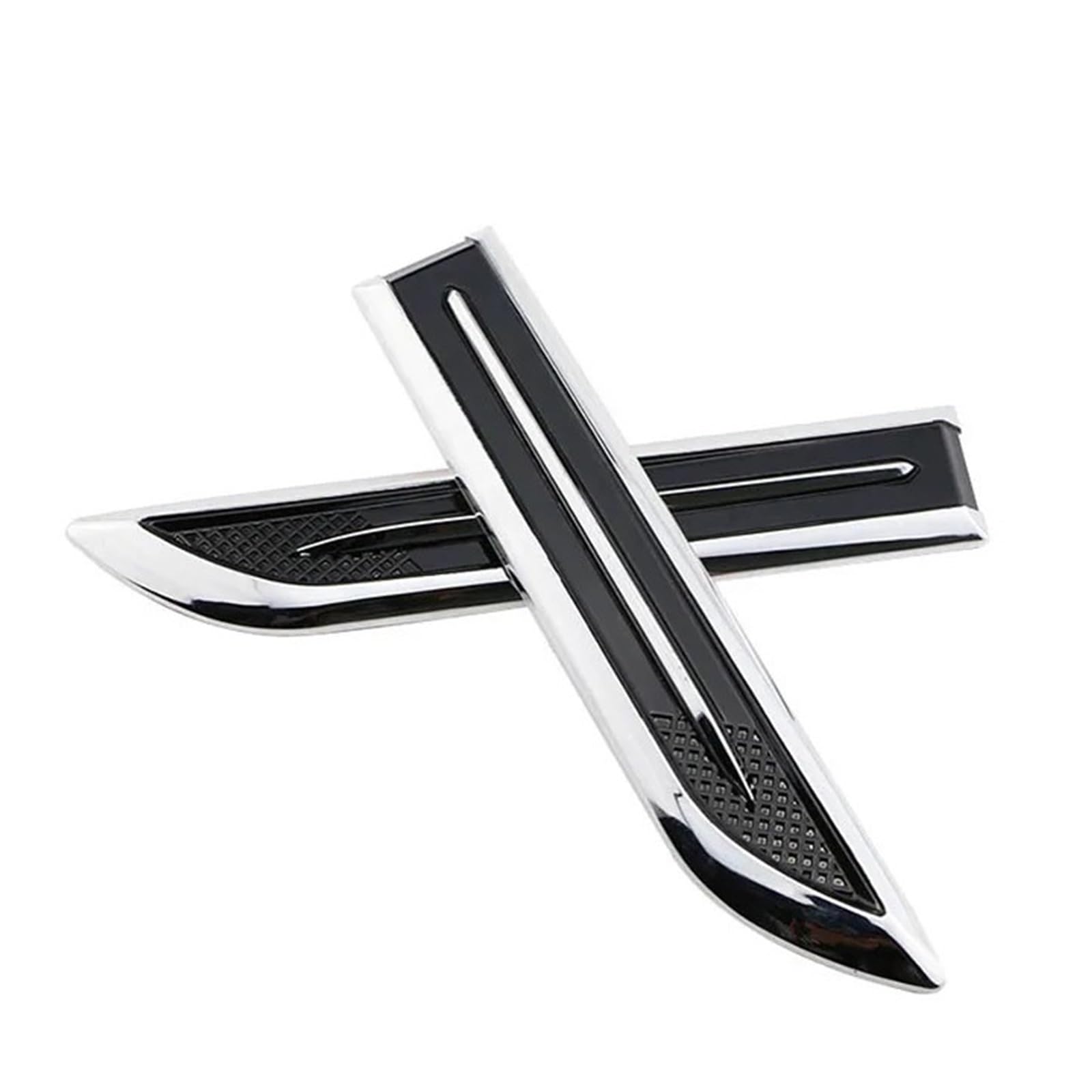 daili store ABS Chrome po stronie samochodu zmodyfikowane naklejki samochodowe kompatybilne z Audi A3 A4 A5 A6 Q3 Q5 Q7 naklejka akcesoria naklejka na samochód Car Styling