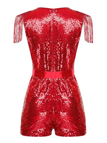Mono de fiesta con lentejuelas y escote en V ideal para noches de gala 4
