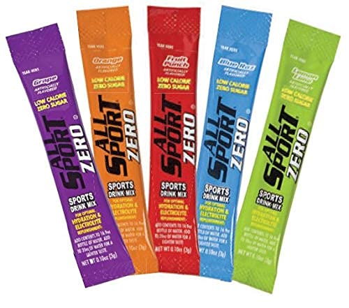 Miniatura 4 de All Sport Zero Palitos, bajo en calorías, cero azúcar, mezcla de bebidas deportivas de electrolitos, paquete expendedor (paquete variado, caja de
