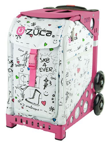 ZUCA Bag SK8 Insert & Pink Frame w/ Flashing Wheels