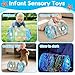 Crawling & Walking Baby Toys 6-12 Months Glowing Jumbo Inflatable Rolling Infant Toy 7 8 9 10 12-18 Month Old Tummy Time Sensory Development Light Up Toys for 1 2 Year Old Boy Girl Easter Gifts