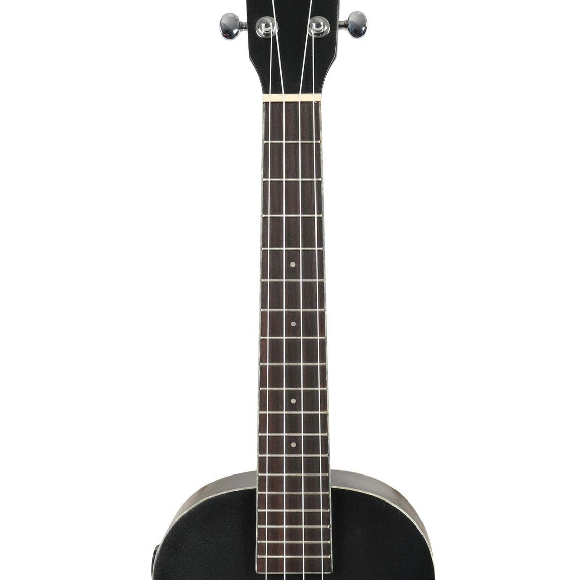 Kala Jazz Tenor Ukulele Metallic Black con gig bag