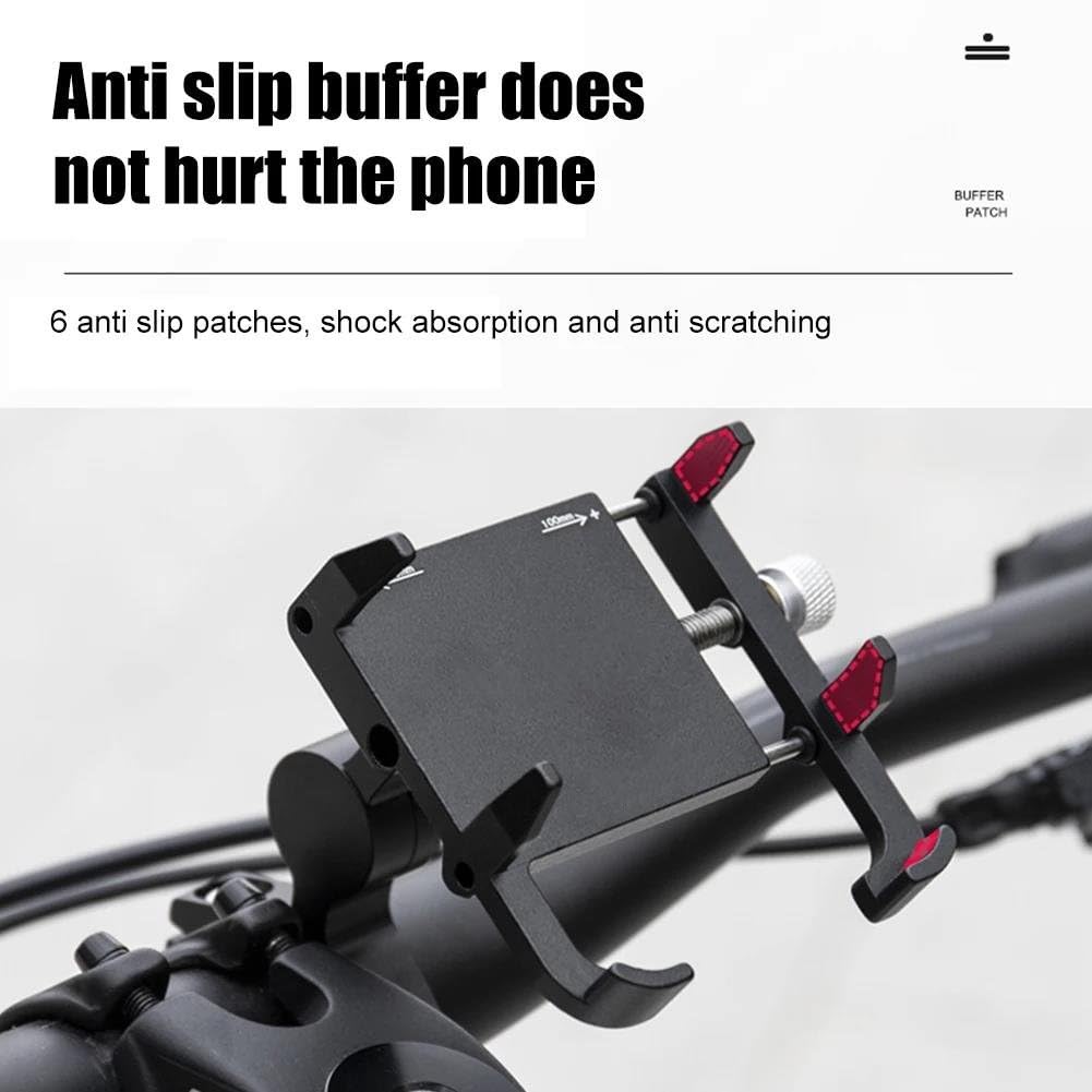 PLUS 21 Supporto Auto Per Supporto Telefono Bici Cellulare Regolabile Antiscivolo Moto Bike Supporto Telefono