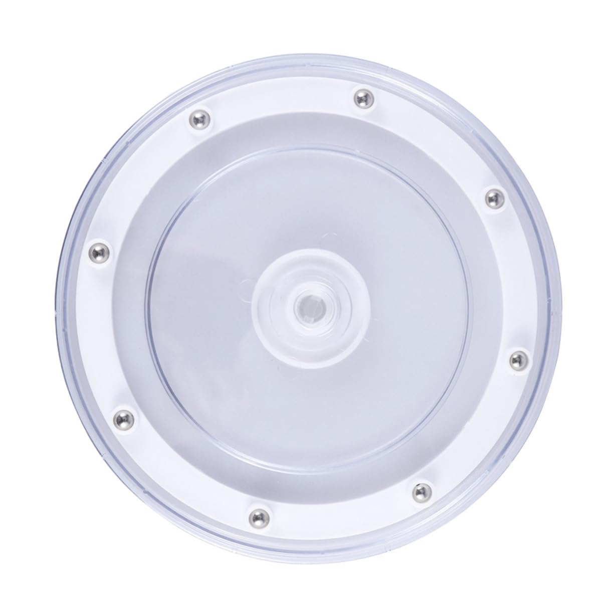 OUNONA 9 Acrylic Turntable Tray with Smooth Bearings for Kitchen Pantry Countertops and Vanity Organization Versatile Storage for Spices Jars and Cosmetics