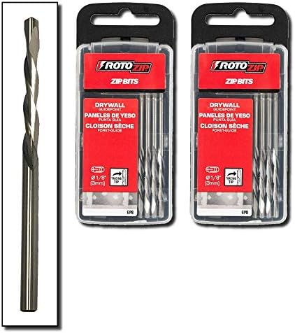 Roto-Zip 1/8" Guide Point Drywall Router Bits for Cutout Tools (16-Pack)