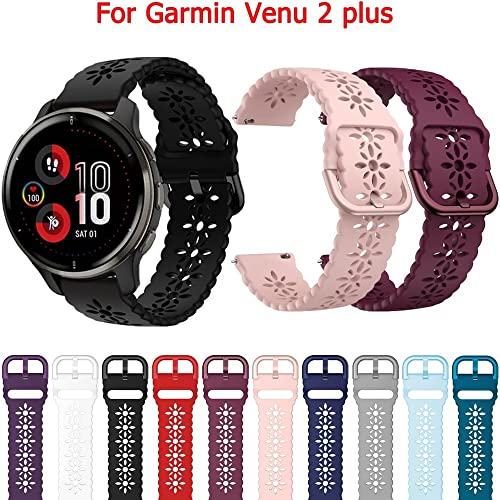 Correa de 20mm para Garmin Venu SQ 2 que soluciona alergias e irritaciones de piel 2