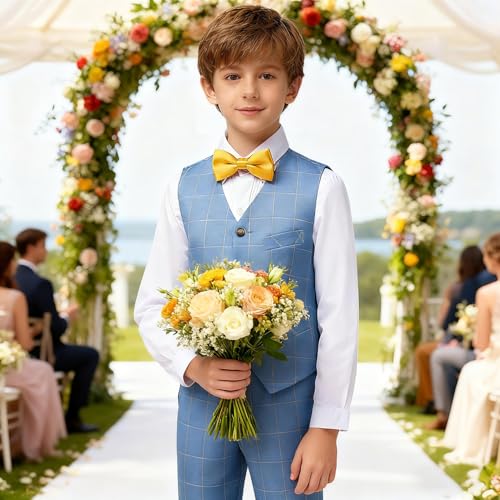 Image of Kids Vest for Boys Formal Suit Vests