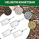 Rhyhome Gartensieb aus Edelstahl Erdsieb mit Griff Kompostsieb für Gartenarbeit Sand Saatgut(3.8mm Masche)