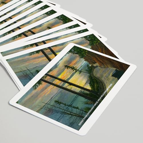 Lantern Press Baraja de 52 Cartas Poker miniatura 5