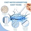Linyuthia 4 Pcs Drying Stick for Toys Drying Rod Stick Diatomite Moisture Absorbing Clean Water Absorption Rod Diatomaceous Earth Desiccant for Home Laundry, White(Dot Style,6.3 x 0.6 Inch) #3