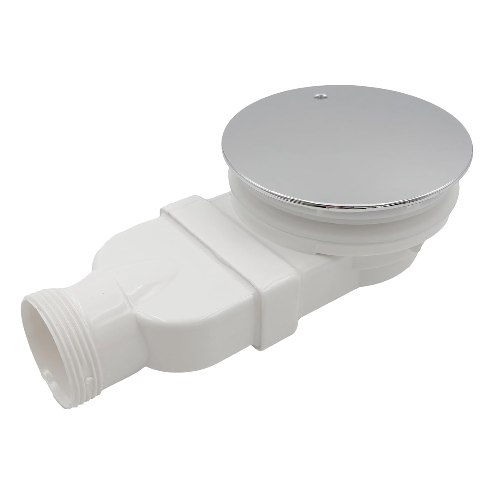 CUNZJIA Low Profile Shower Floor Drain High Flow Bathroom Drain with Side Outlet Fast Water Flow Odor