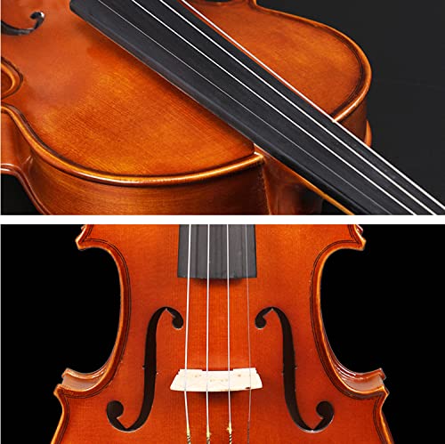 Meieynt Violin 4/4 Full Size Kit, Handcrafted Fiddle With Hard Case Rosin Bow For Beginners, Intermediate To Advanced Players #TOP5