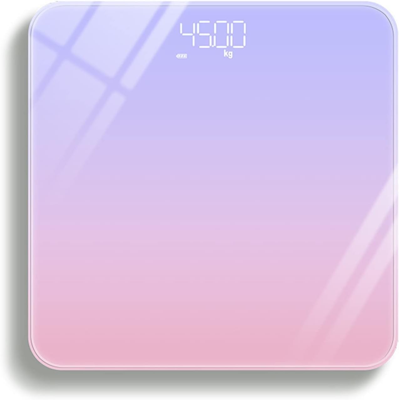 Balanza Báscula de baño con pantalla LED, balanza Digital de alta precisión para personas, báscula corporal electrónica con carga USB Alta precisión