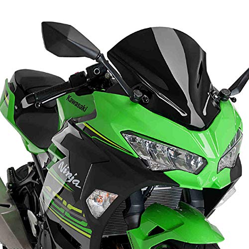 Amazon | Puig 9976N RACING-SCREEN [BLACK] Kawasaki Nija400 