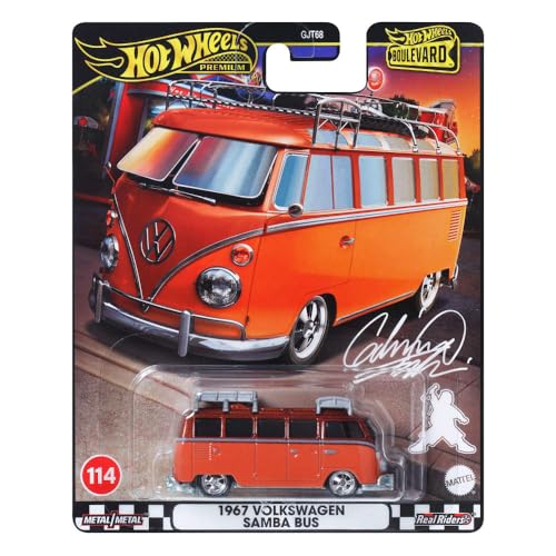 Hot Wheels Premier Boulevard - Autobús Volkswagen Samba 1967