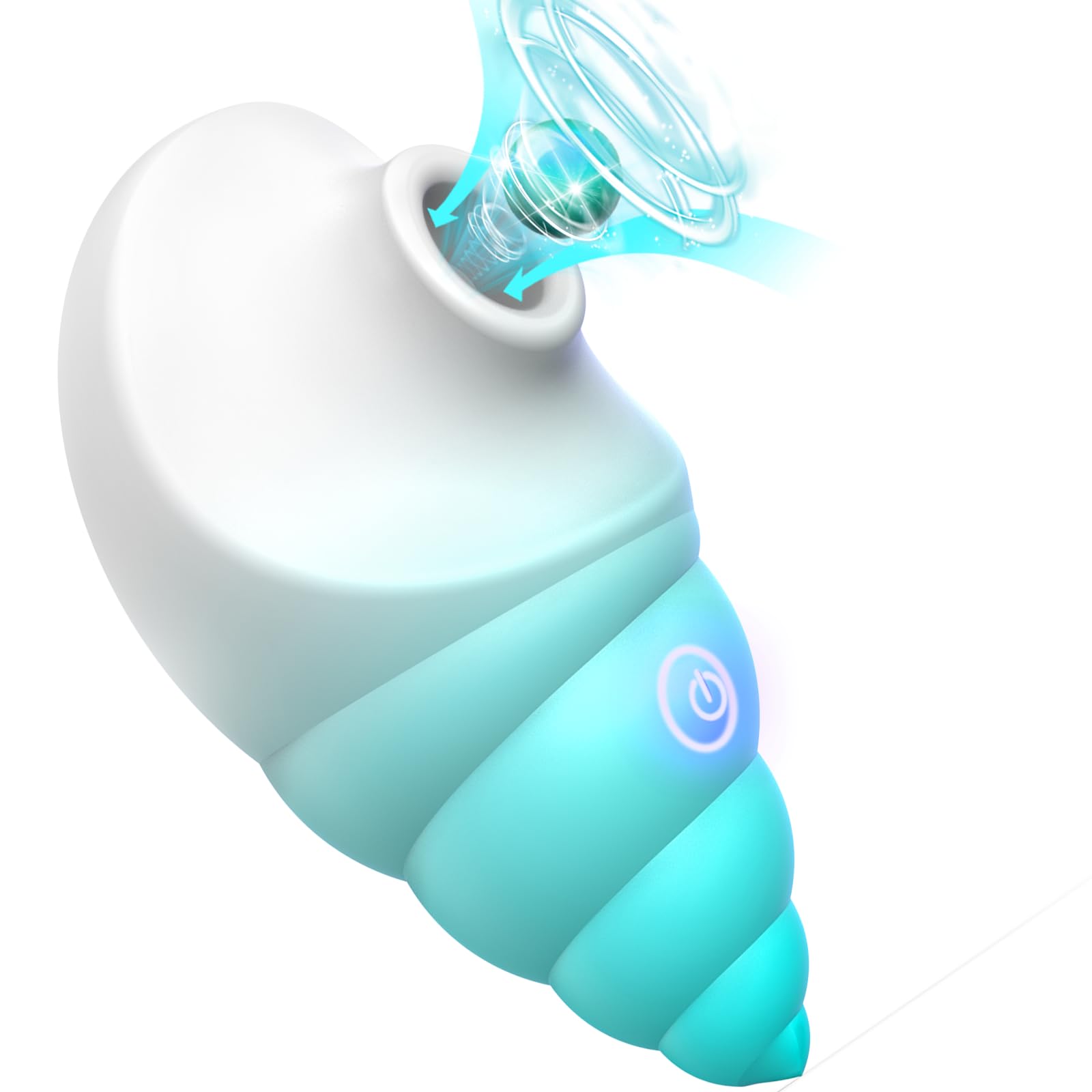 Sucking Vibrator Women Sex Toys - Bszone Conch Adult Sex Toys Clitoral Nipple Suction Vibrators with 10 Sucking