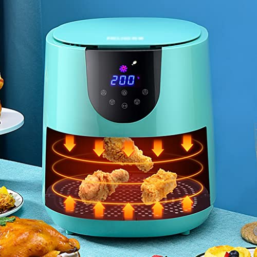 Fritteusen Heißluftfritteuse 5L Große Kapazität Vollautomatische Elektrische Multifunktionale Pommes-Frites-Maschine… – Bild 3