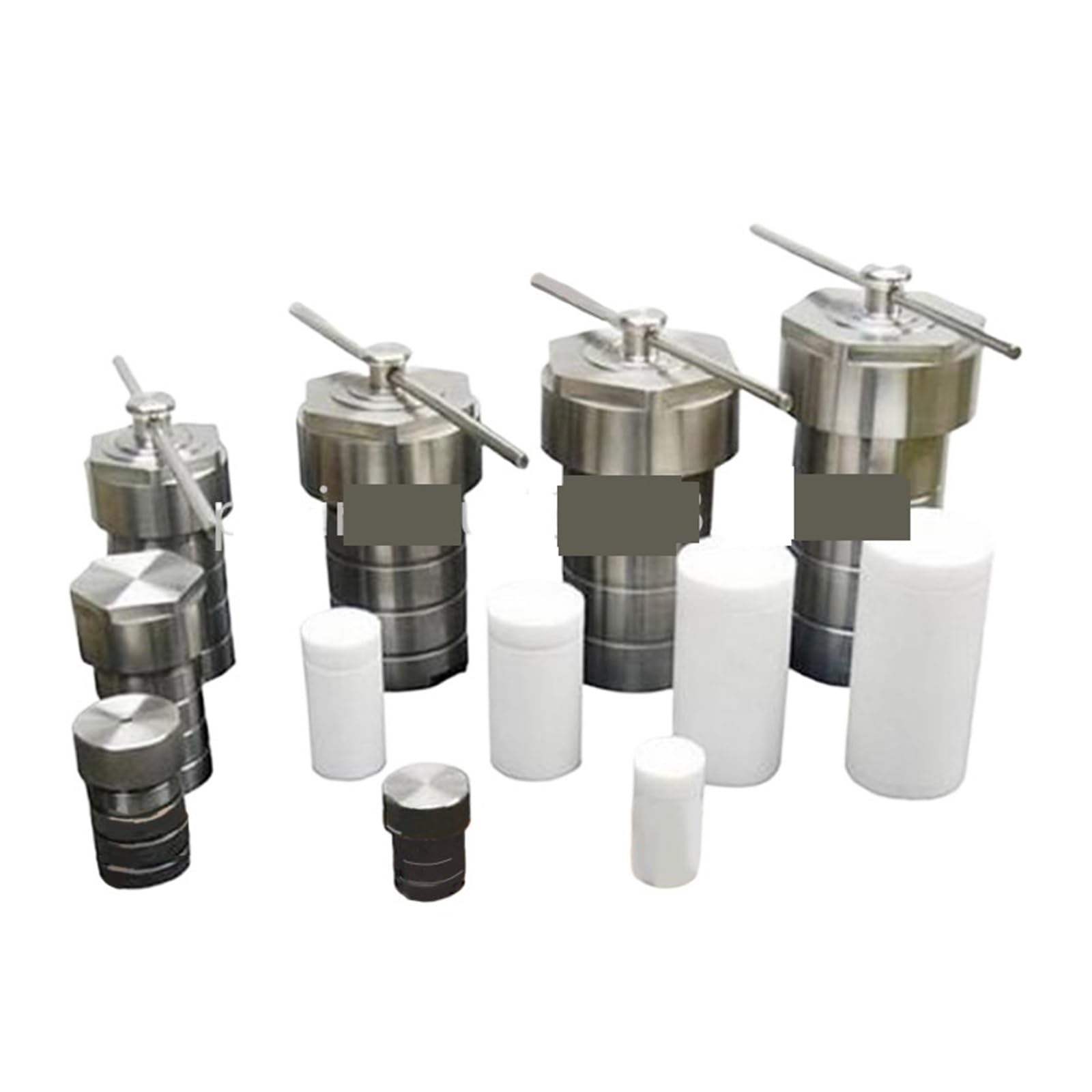 Reactor de autoclave, Reactor Autoclave Hidrotermal Con Cámara De PTFE Síntesis 25ml Para laboratorio(50ml)