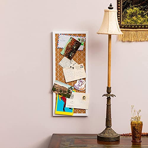 Juvale Decorative Bulletin Board, Diamond Pattern Cork Board (23.7 X 9.7 X 0.6 In) #TOP1