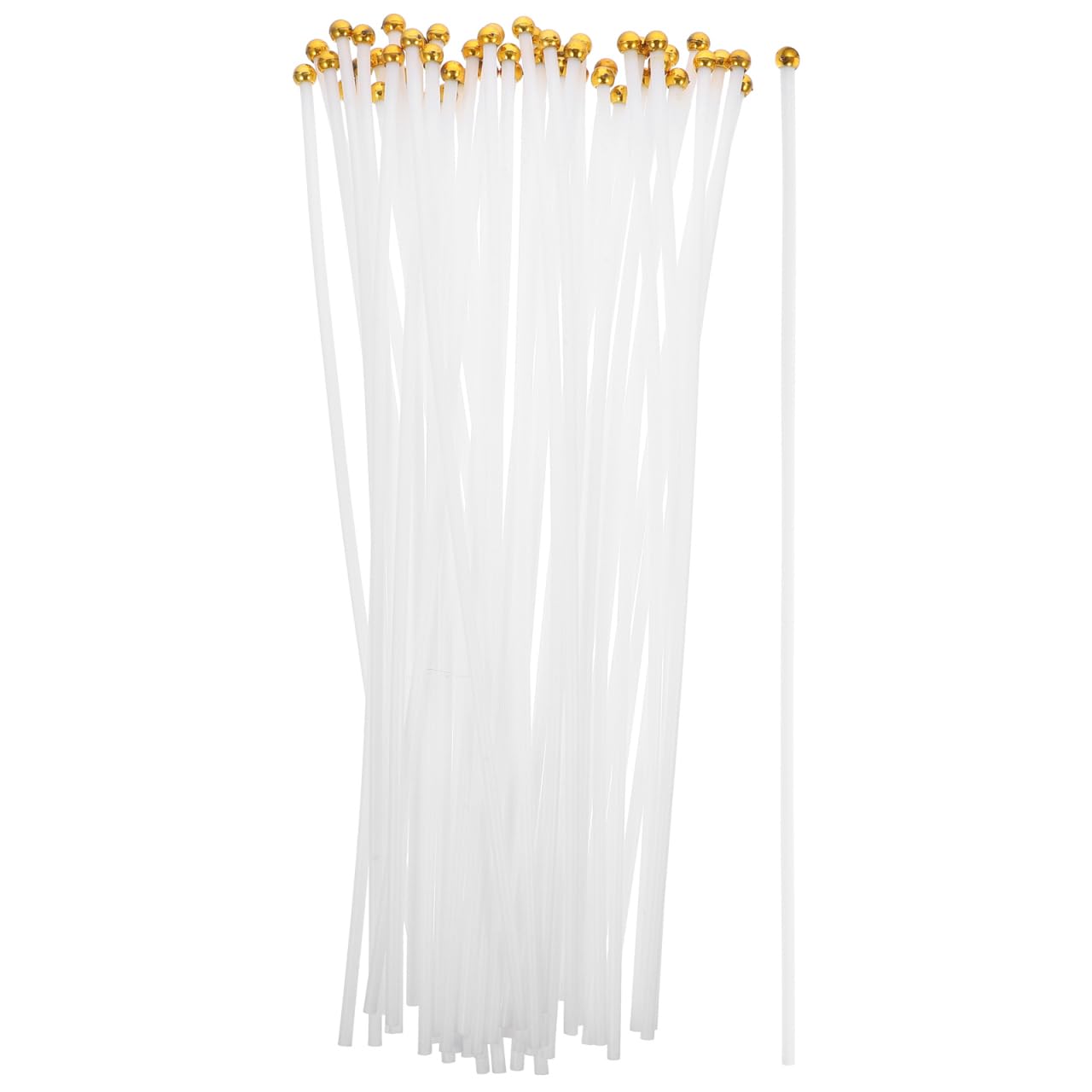100 Mini Aste Per Bandiere Portatili 38 Cm | Palo In Plastica Con Punta A Lancia Per Bandiere Pride E Festival | Bastoncini Fai Da Te Per Eventi E Celebrazioni