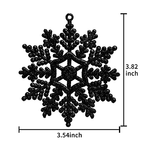 Red Christmas Snowflakes