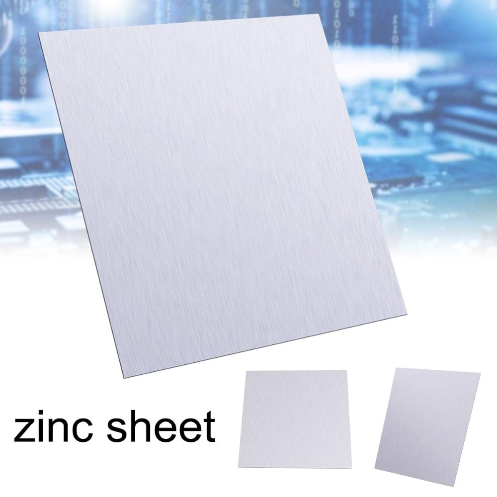 1mm 1,5mm 2mm Dicke Zink Zn Blatt Platte Metallfolie Hohe Reinheit 7,14 g/cc for Wissenschaft Metall(3x160x100mm)