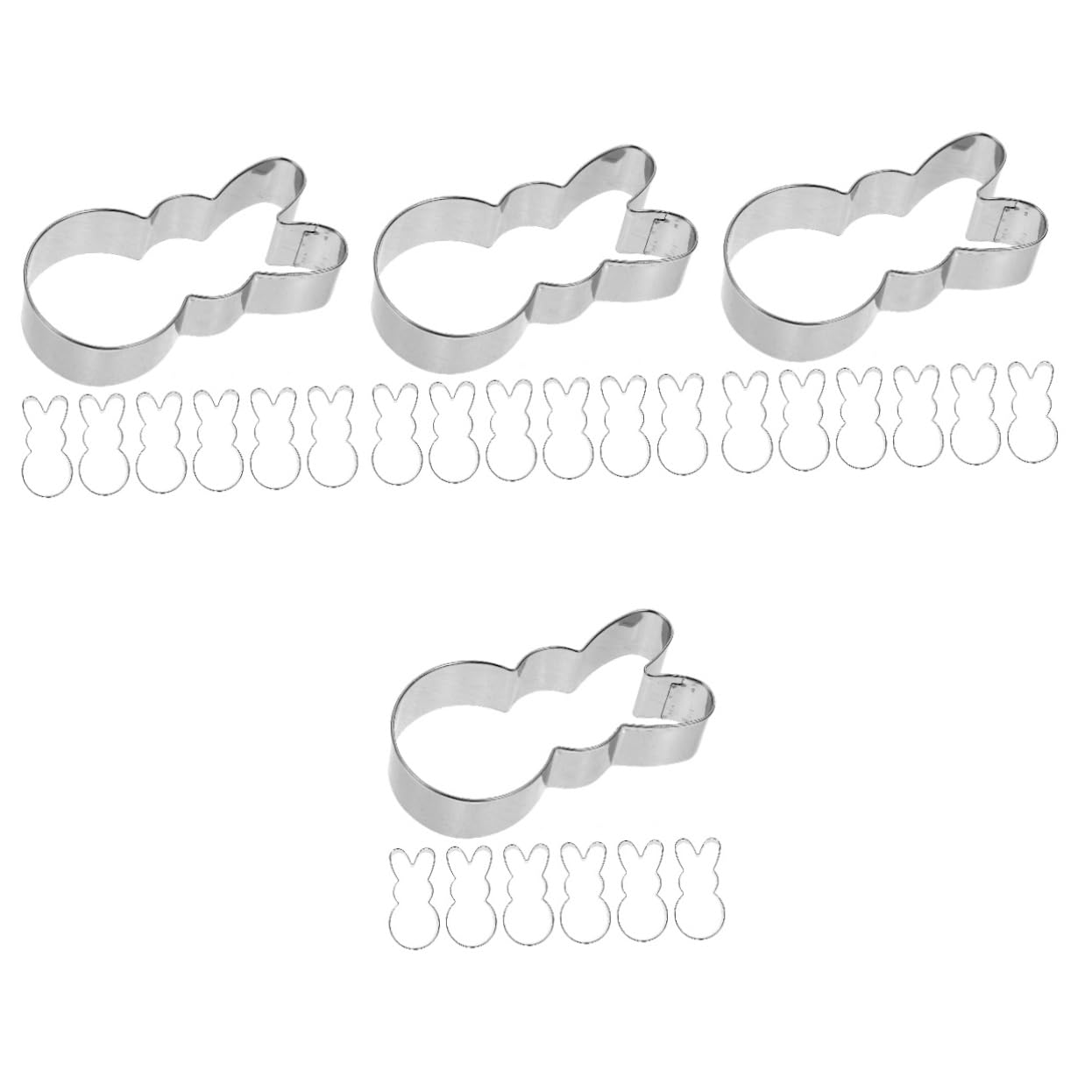 Cabilock 4 Juegos Cortador De Galletas De Conejo Cortador De Galletas De Bebé Cortadores De Galletas Fantasmas Kitchen Gadgets Moldes Para Galletas Molde Pequeño Para Galletas 6 Piezas * 4