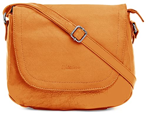 Image of WildHorn Modern & Stylish Cross-Body Leather Bag For Girls & Women I Leather Sling Bag I Handcrafted I Ultra Strong Stitching I- Ideal for Travelling, Parties, Weddings & Gifts