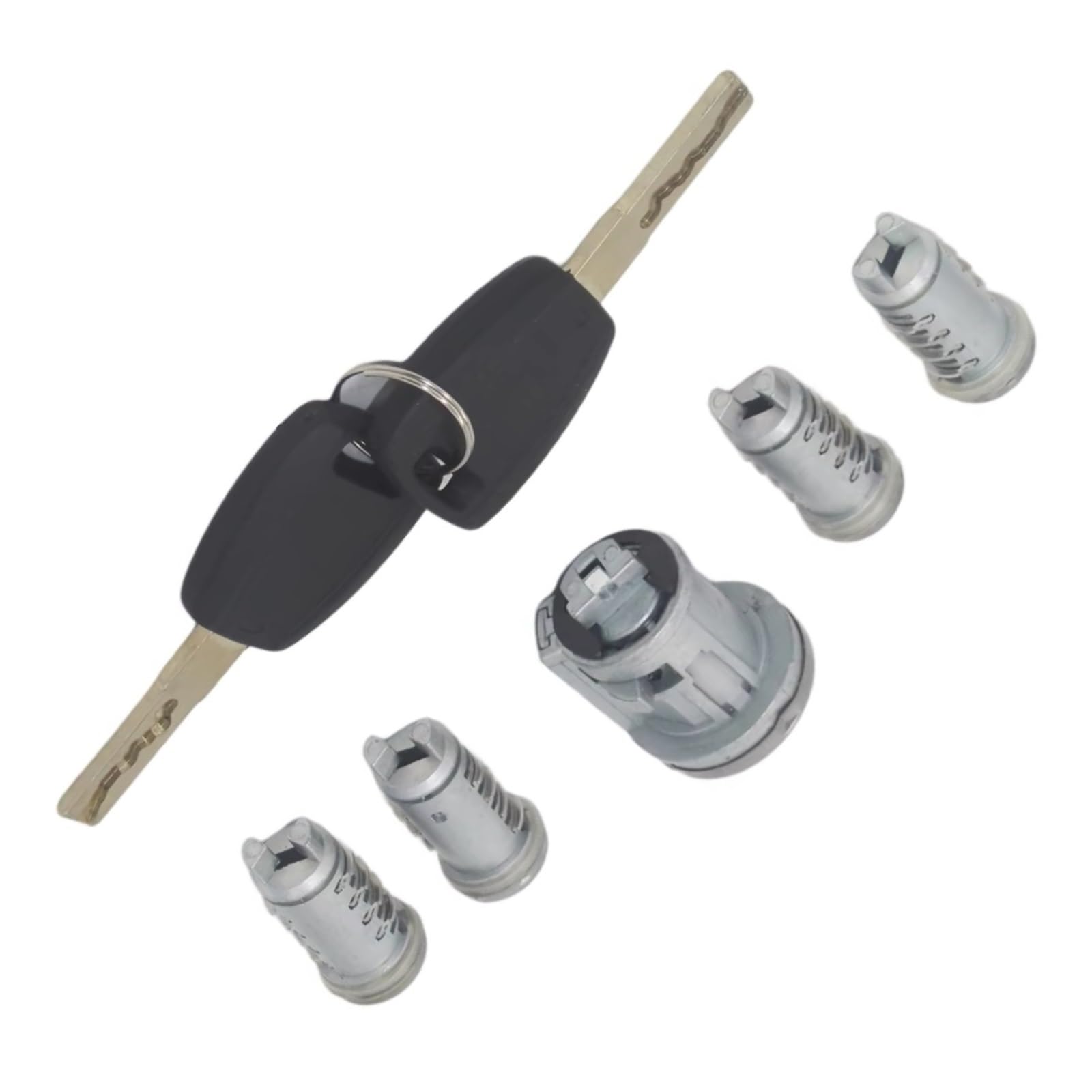 Qaliydfd One Color Ignition Lock Cylinder Compatible With Fiat For Doblo For Cargo For Punto Ignition Door Lock Trunk Barrel Cylinder 5Pcs Al162 Automotive Replacement