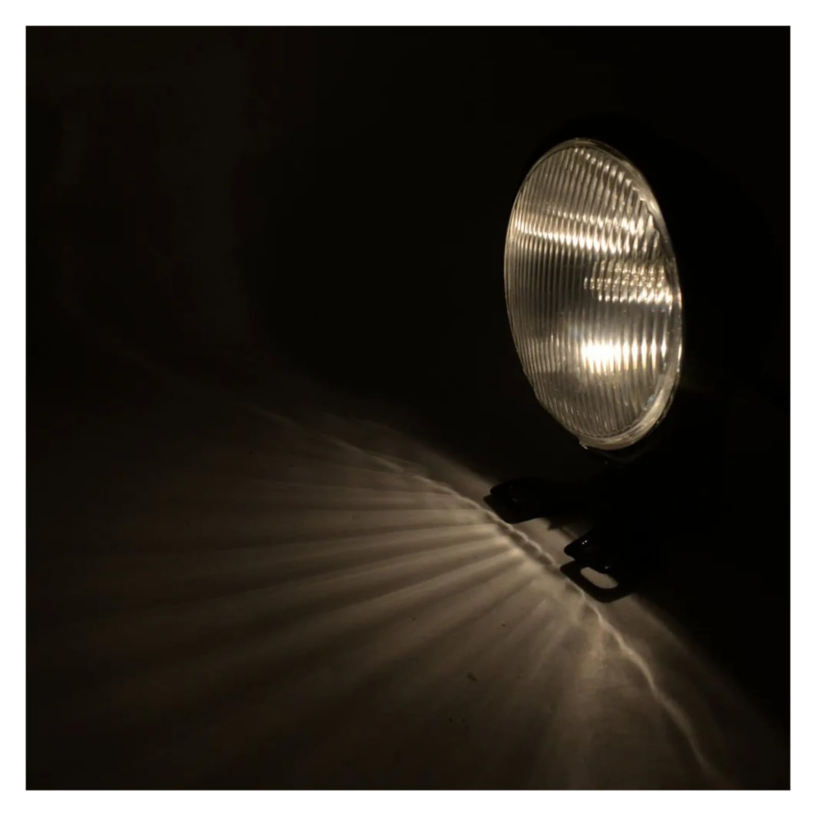 Phare LED Universel Pour Moto, 35 W, 12 V CC, Rond, Pour Scooter, Éclairage Avant Vintage Kit Phares Moto(Black Clear)