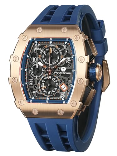 Image of TSAR BOMBA Mens Watch for Men Waterproof Men's Wrist Watches Gift for Men
