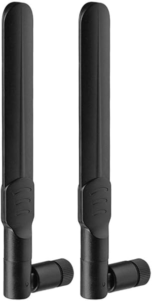 Bingfu Antenna 4G LTE Interni SMA Maschio 8dBi Antenna Esterna 2 Pacchi per Tim Vodafone Iliad WindTre Huawei Netgear ZTE LTE 4G LTE Router Modem Gateway Cellulare Telecamera Telefono di Casa