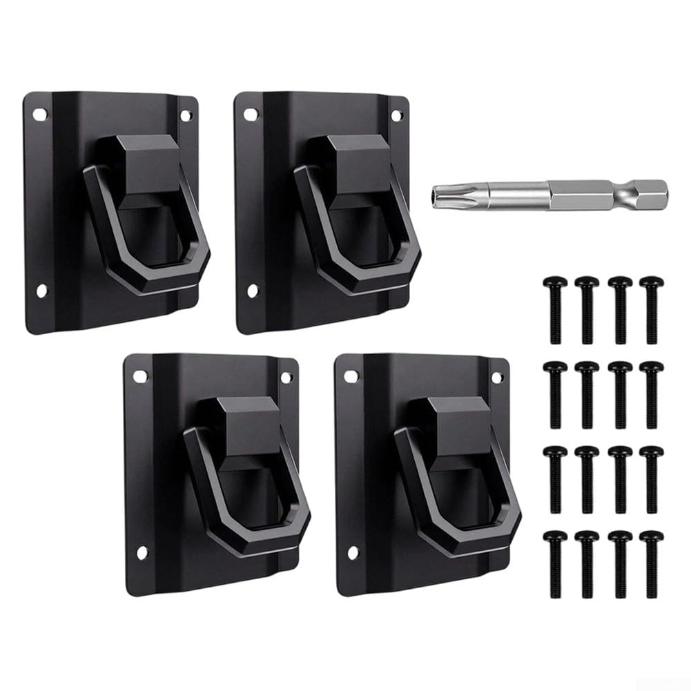 4x Aluminium Zurröse für Ford für F-150 für raptor 2015-2026 | Aluminium Zurröse, 180° klappbar, leise im Betrieb, robustes Metall, für für ford F-150