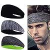Linlook Sporthoofdband voor heren en dames, zweetband, antislip, voor joggen, hardlopen, wandelen, fietsen en…
