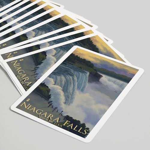 Lantern Press Niagara Falls 52 Naipes Póker miniatura 5