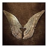 ÚNICO - Cada decoración de pared Angel Wings Sculptures individualmente pintado a mano diseño de artesanos, y forjado vintage hecho a mano