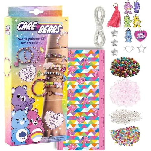 Kit de bracelets DIY Care Bears pour éviter les écrans grâce à la création de bijoux de 1000 pièces