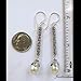 Sterling Silver Dangle Earrings with White Baroque Pearls JD169 Boho Vintage Drop Earrings