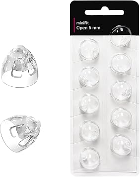 Bass Minifit Domes Soft Silicone Domes for Oticon Hearing aids