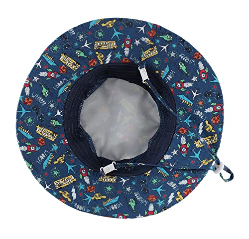Image of Home Prefer UPF50+ Wide Brim Sun Hat Boys Girls Sun Protection Hat Zoo Beach Swim Safari Bucket Hat for Baby Toddler Kid