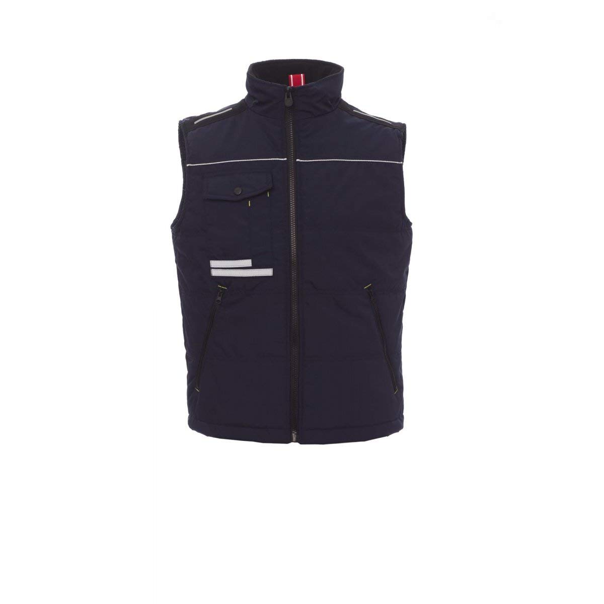 Gilet Da Lavoro PAYPER Azua 2.0 Unisex | Poliestere Cotone Con Tasche E Bande Riflettenti | Taglie Forti 4XL-5XL